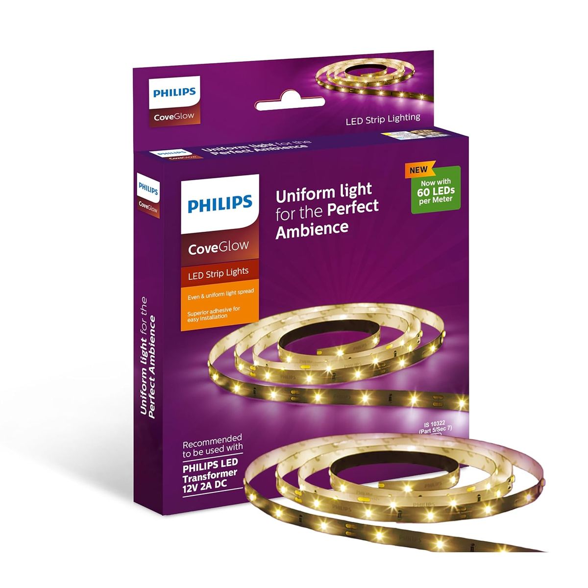 Philips CoveGlow LED strip, 5 m (warm white)
