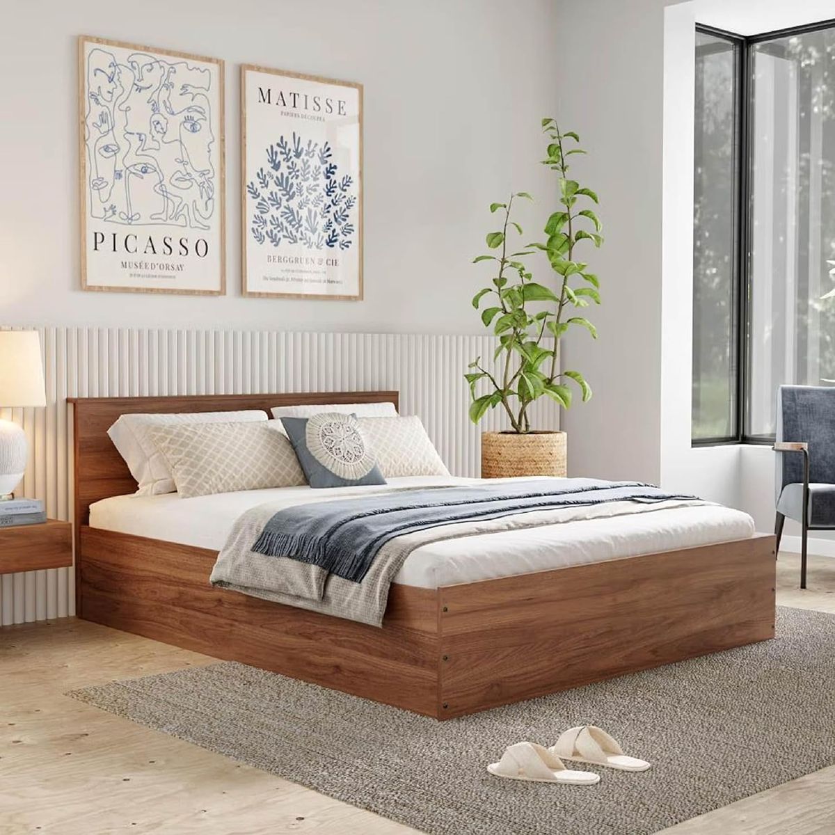 Wakefit Taurus queen bed with storage